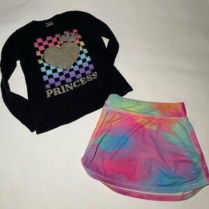 Girls rainbow outfit